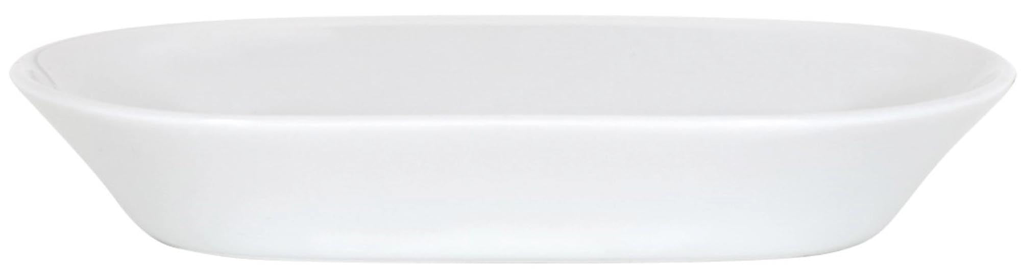 Elegante, ovale Porzellanschale von Schönwald, ideal für Salate und Desserts. Robust, spülmaschinenfest, modernes Design.