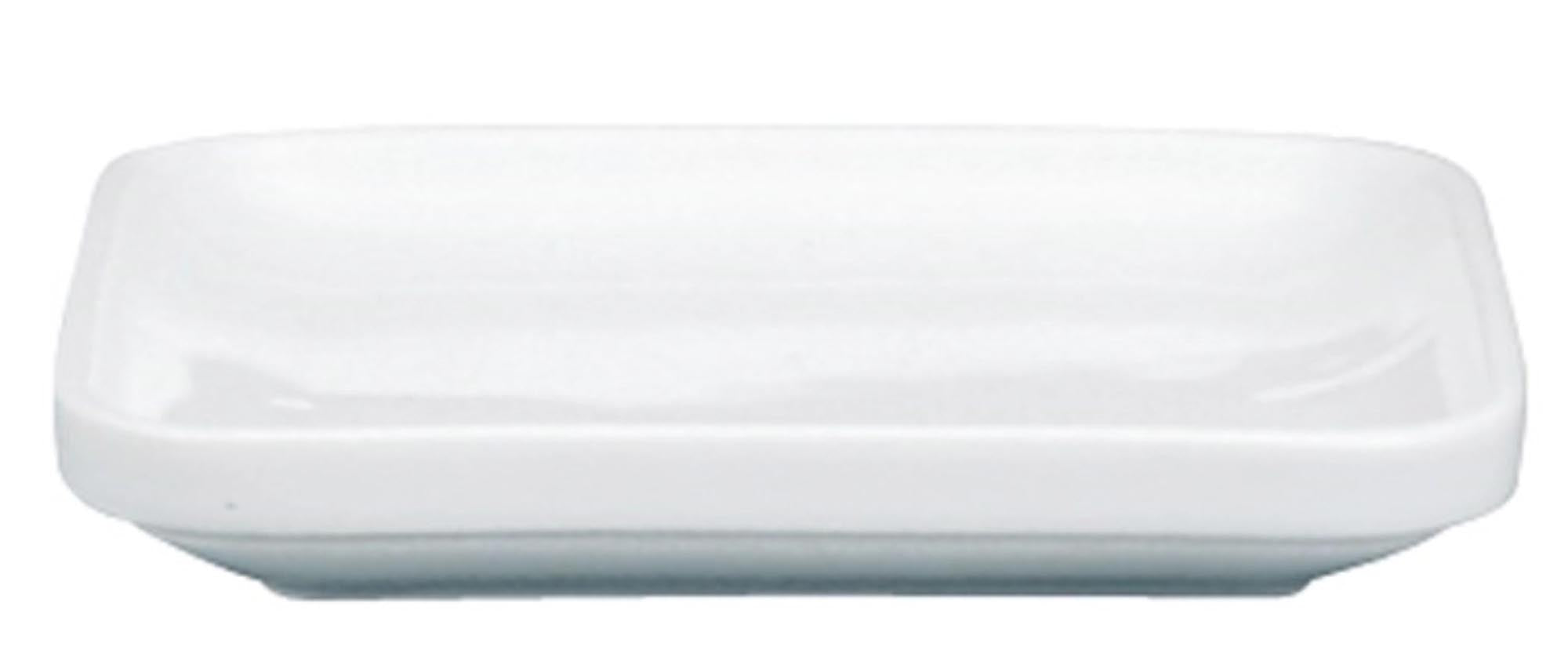 Quadratischer 21x21cm Teller von Schönwald: Hochwertiges Porzellan, ideal für Gastronomie, spülmaschinenfest, mikrowellengeeignet.