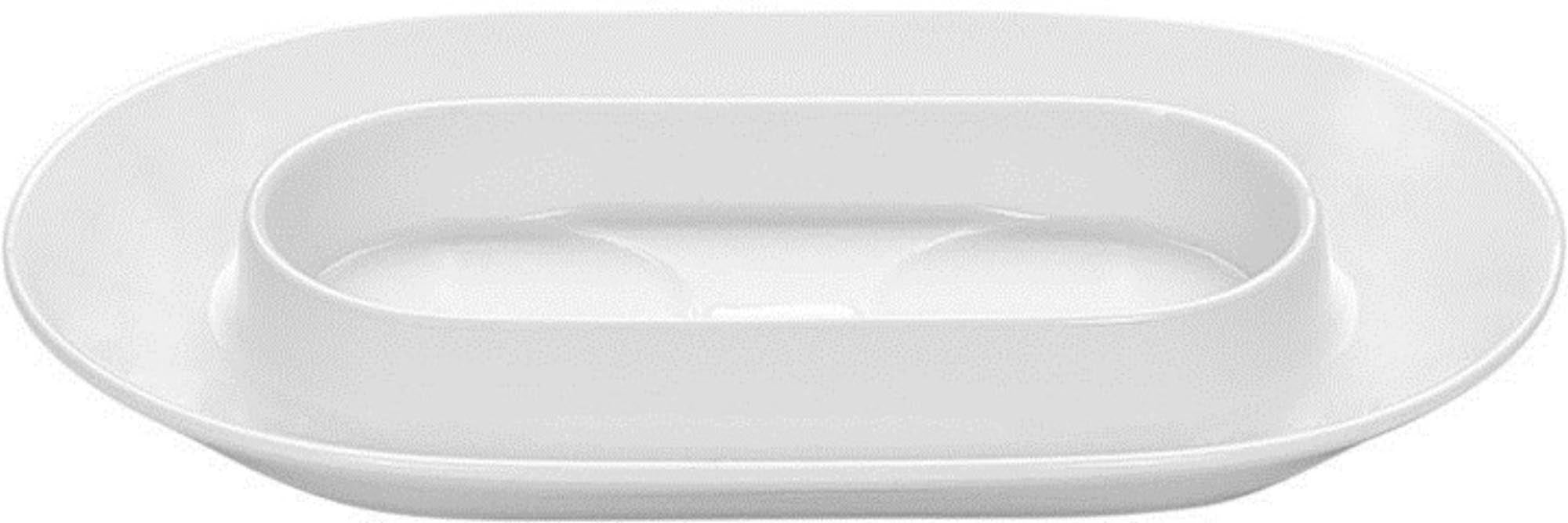 Entdecken Sie die elegante Coffee Tasting Untere von Schönwald (19x12cm) aus feinstem Porzellan – ideal für die Verkostung verschiedener Kaffeesorten.