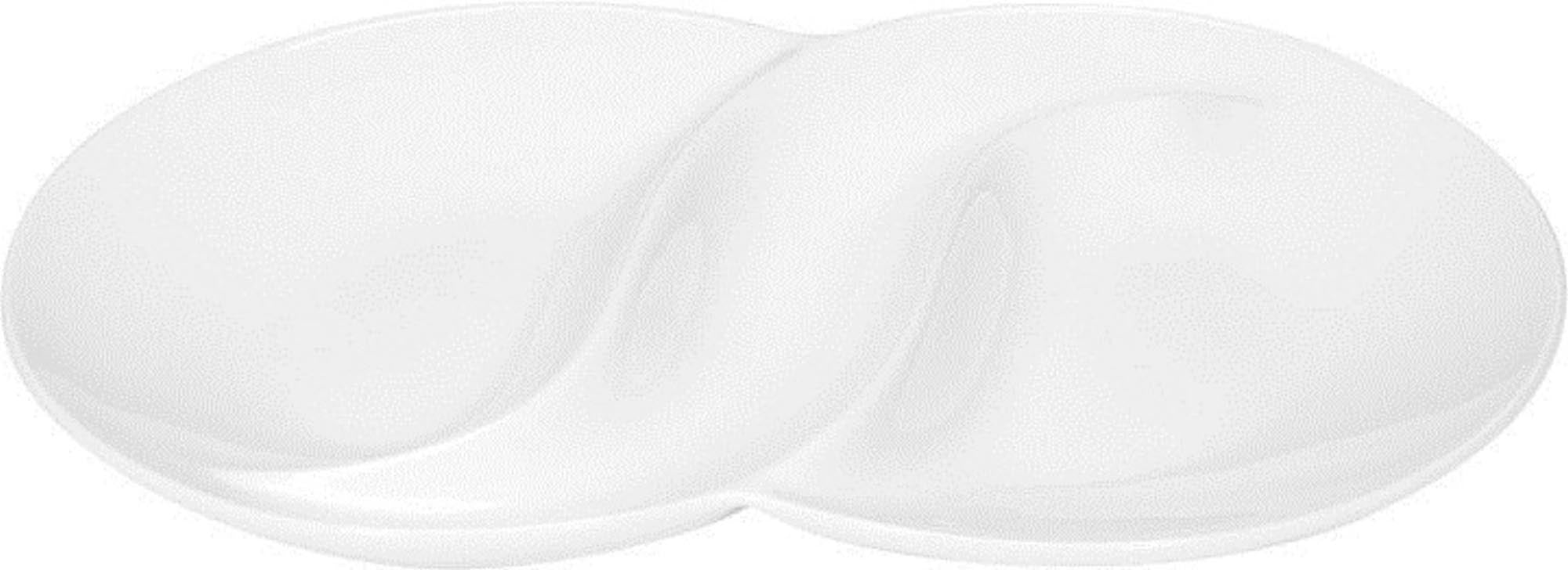 Entdecken Sie die elegante Showpieces Platte Talkabout von Schönwald (34x23cm) aus hochwertigem Porzellan – ideal für stilvolle Tischdekoration und Präsentation.