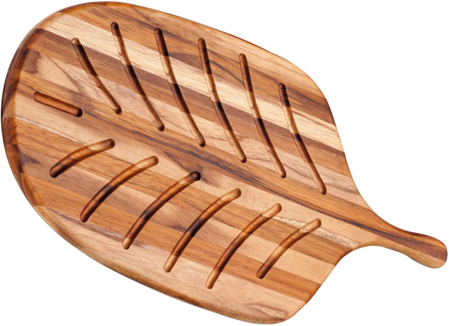 Tasca di pane in teak "canoa", 48x22.9x1.2 cm