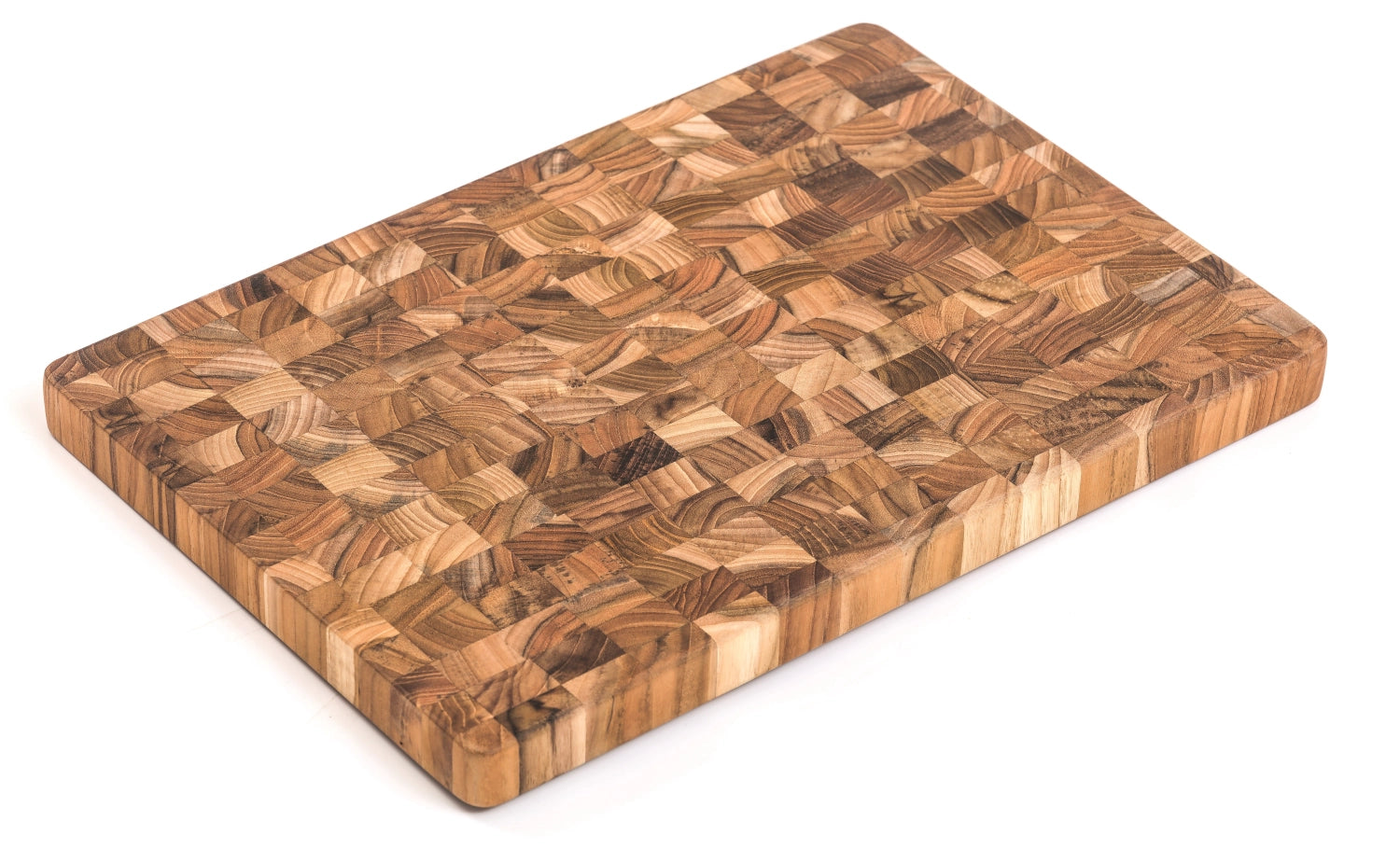 Teak serving board "Scandi" forehead wood juice trille 36x26x2.5 cm