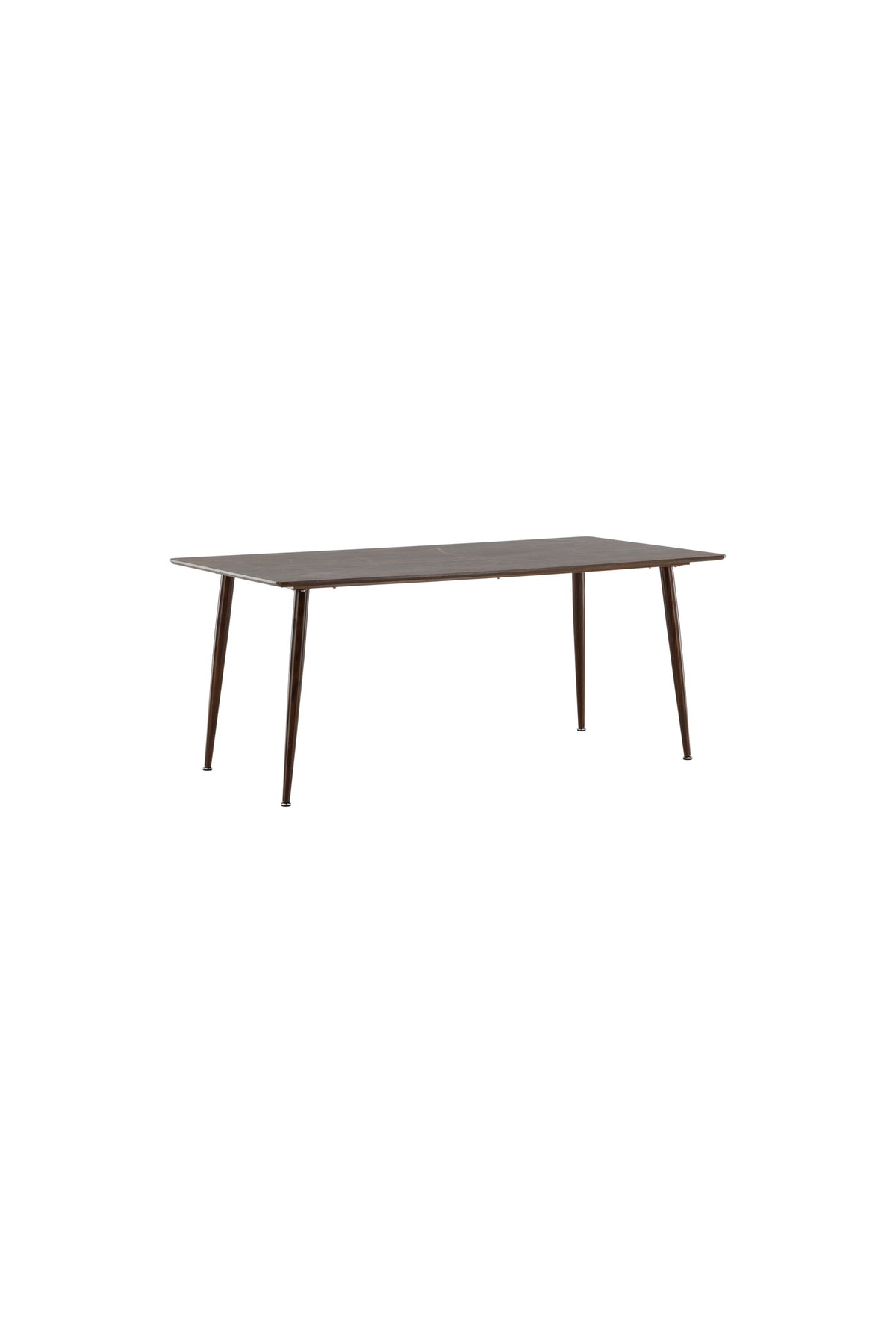 Polar Esstisch in Nussbaum / Schwarz präsentiert im Onlineshop von KAQTU Design AG. Esstisch ist von Venture Home