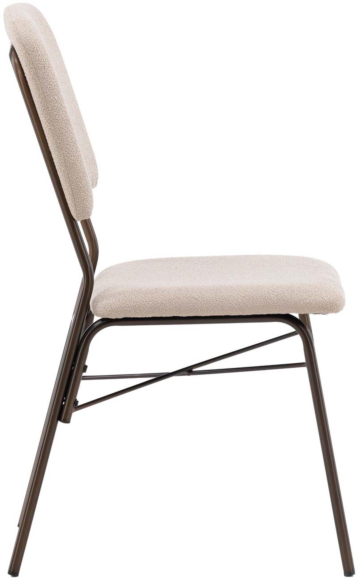 Venture Home Esszimmerstuhl SEDA: Moderner Stil, bequemer Bezug und stabile Stahlbeine für einladende Esszimmer.