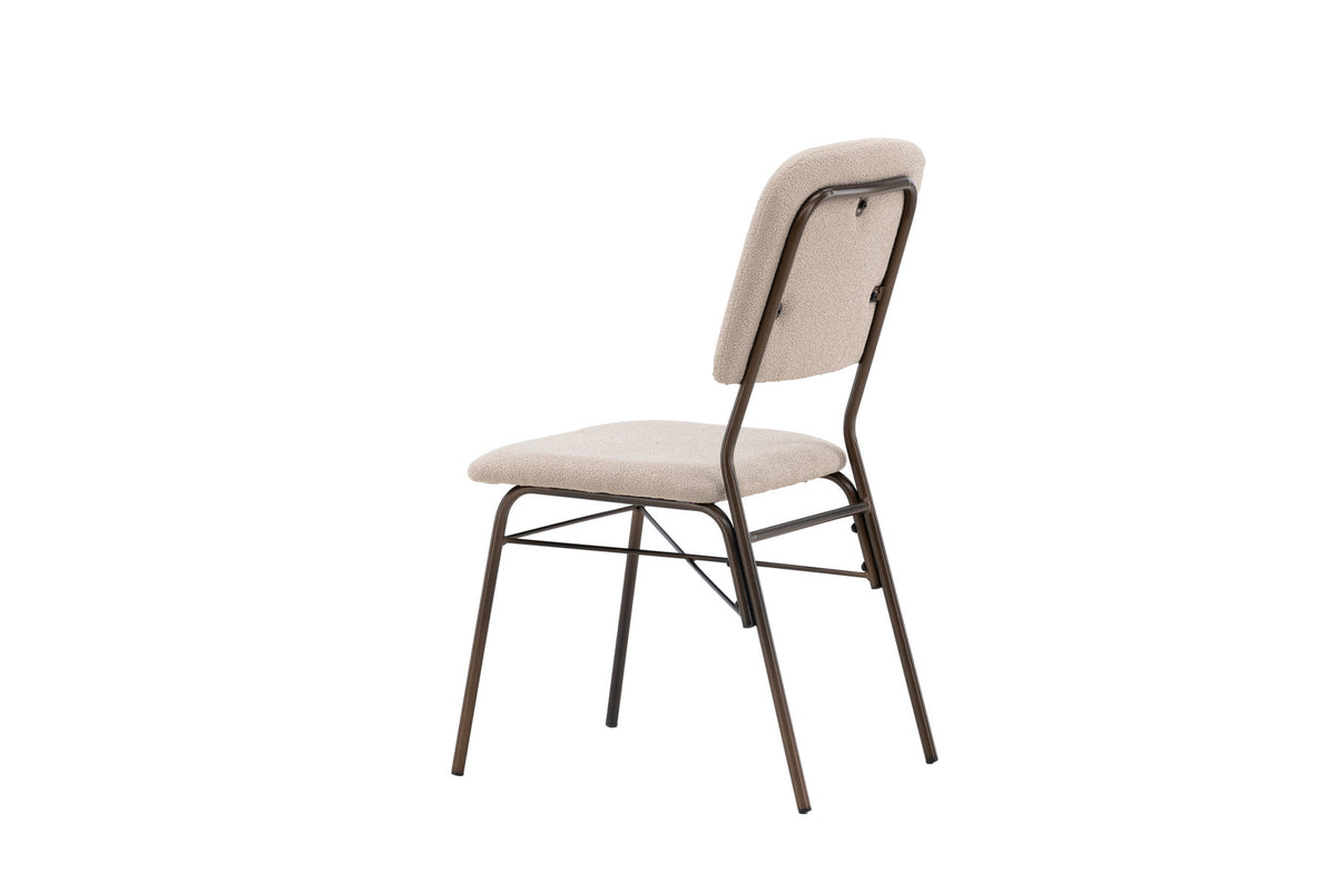 Dieser Stuhl in Beige präsentiert im Onlineshop von KAQTU Design AG. Stuhl ist von Venture Home