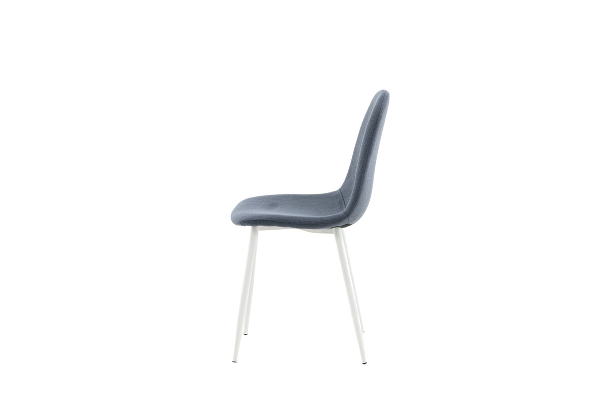 Polar Stuhl in Blau Weiss präsentiert im Onlineshop von KAQTU Design AG. Stuhl ist von Venture Home