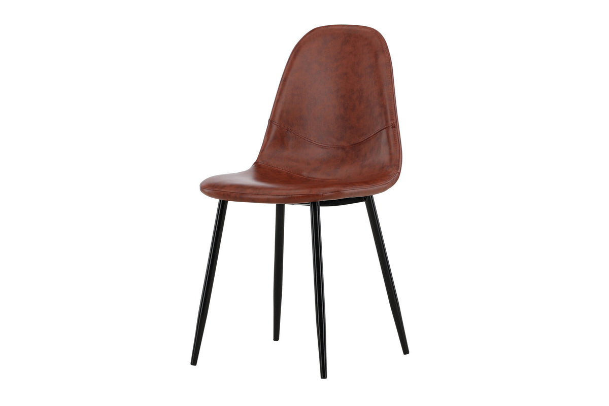 Polar Stuhl in Braun präsentiert im Onlineshop von KAQTU Design AG. Stuhl ist von Venture Home