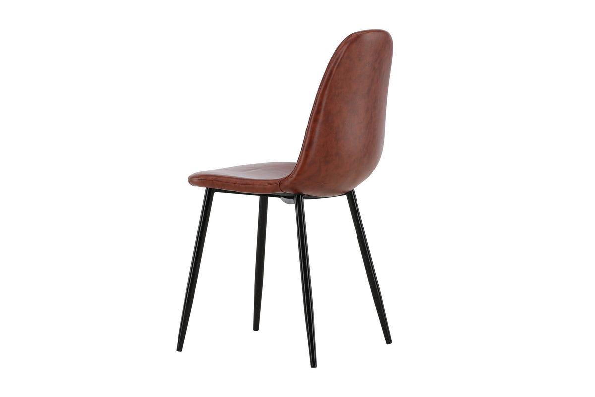 Polar Stuhl in Braun präsentiert im Onlineshop von KAQTU Design AG. Stuhl ist von Venture Home