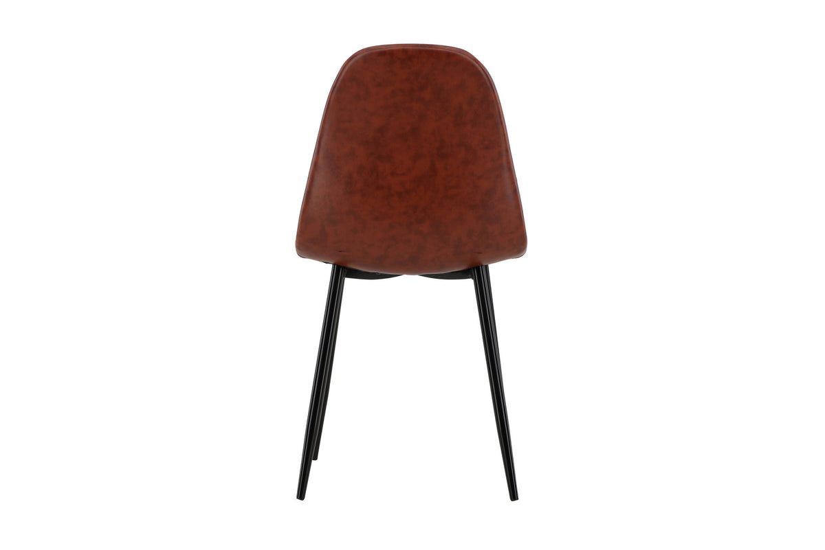 Polar Stuhl in Braun präsentiert im Onlineshop von KAQTU Design AG. Stuhl ist von Venture Home
