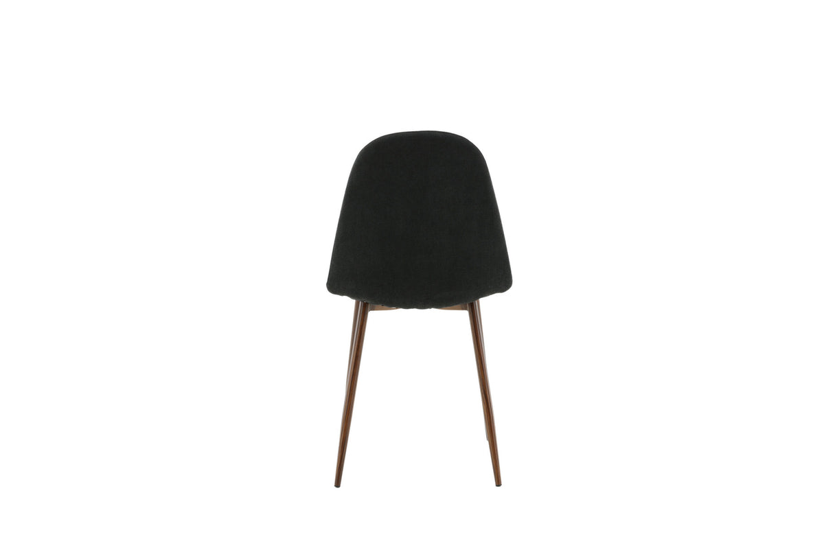 Polar Stuhl in Schwarz/Holz präsentiert im Onlineshop von KAQTU Design AG. Stuhl ist von Venture Home