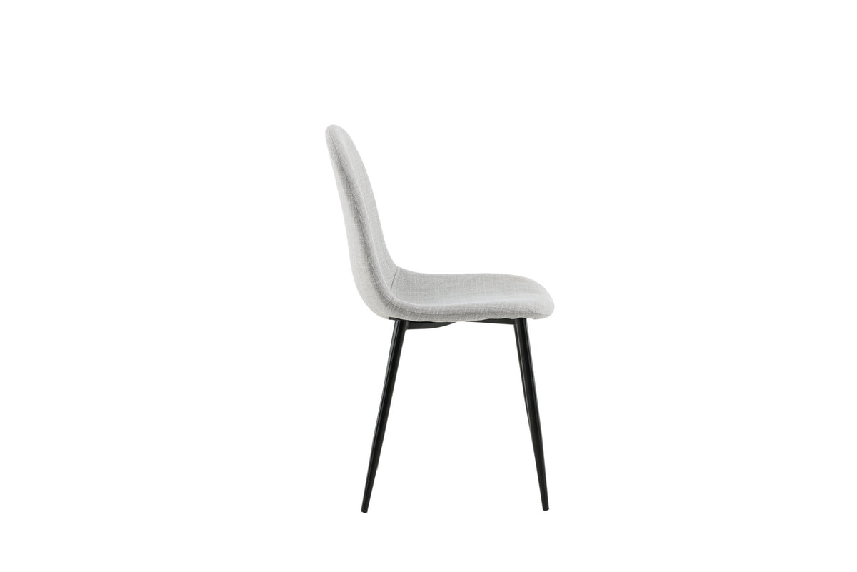 Polar Stuhl in Grau/Schwarz präsentiert im Onlineshop von KAQTU Design AG. Stuhl ist von Venture Home