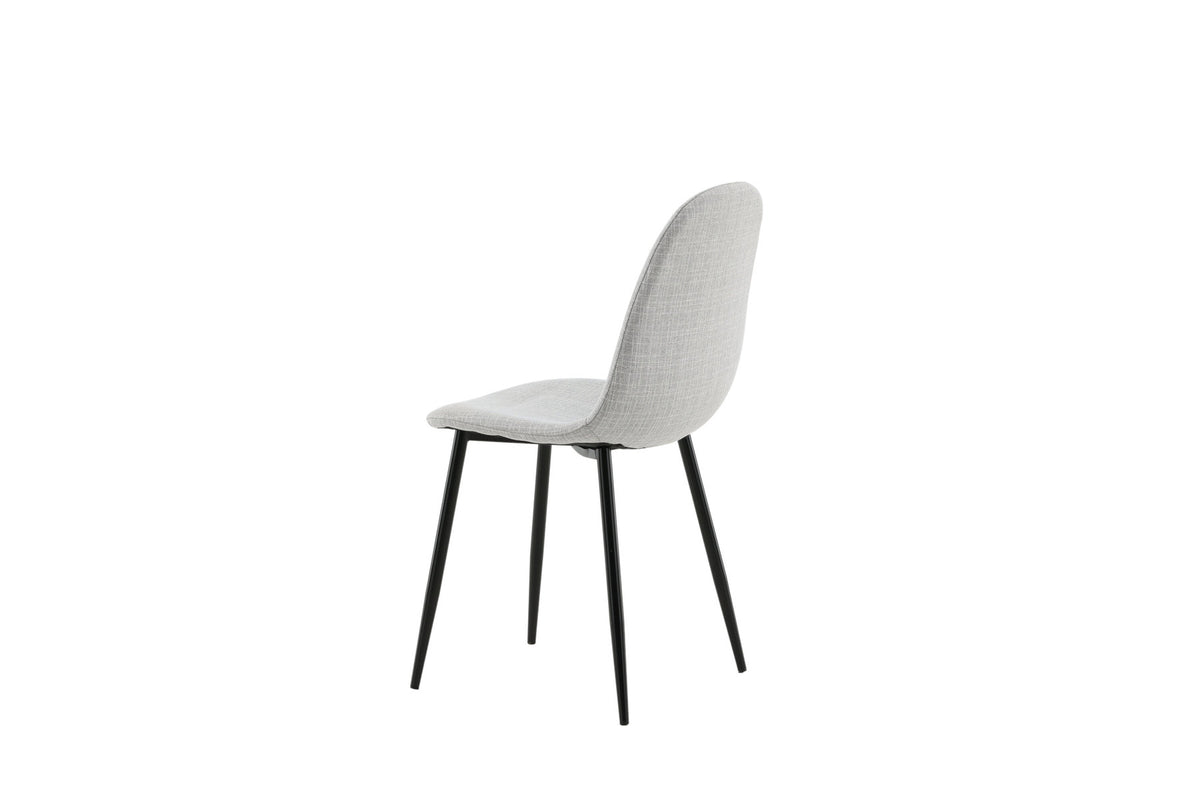 Polar Stuhl in Grau/Schwarz präsentiert im Onlineshop von KAQTU Design AG. Stuhl ist von Venture Home