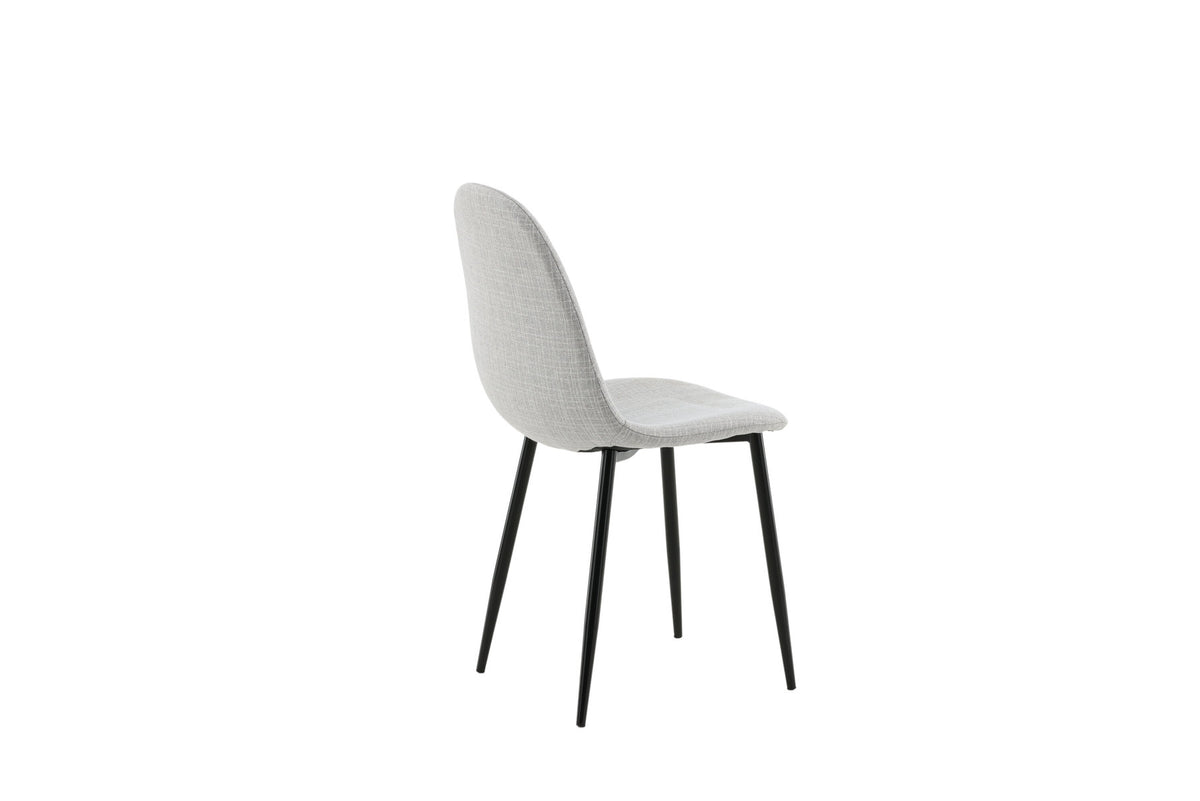 Polar Stuhl in Grau/Schwarz präsentiert im Onlineshop von KAQTU Design AG. Stuhl ist von Venture Home