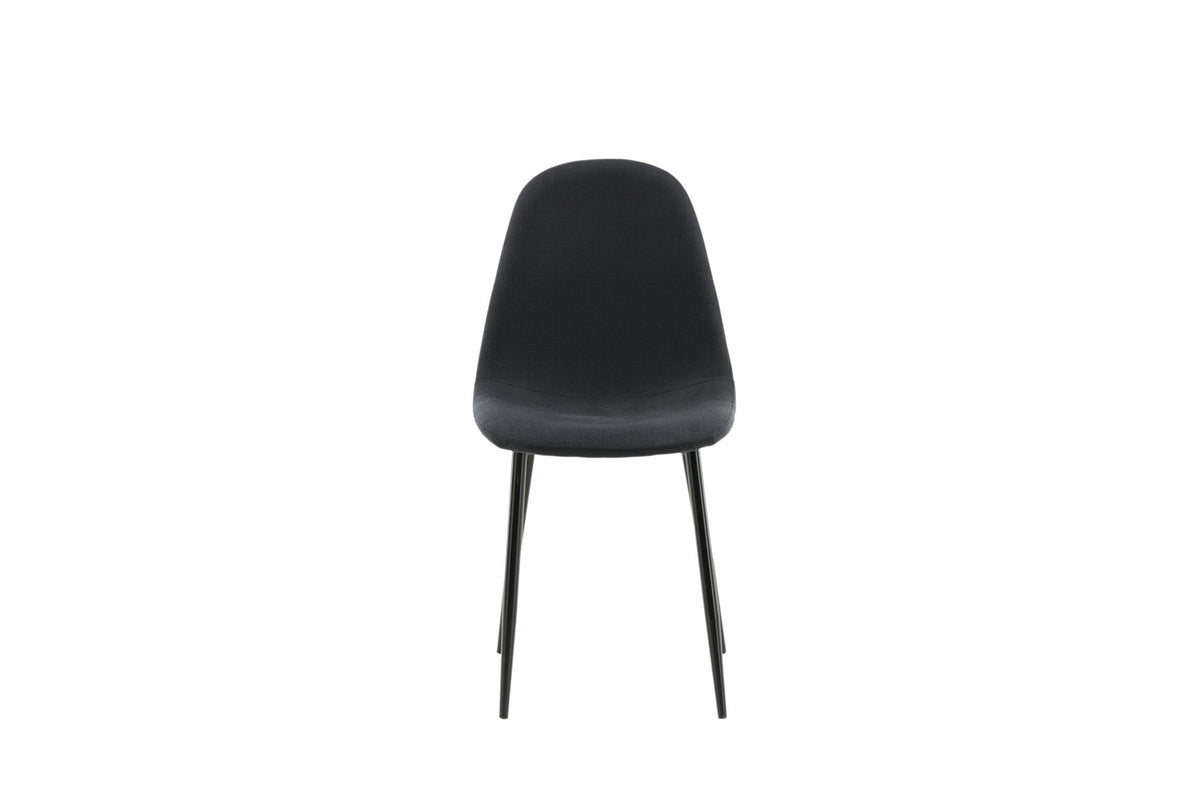 Polar Stuhl in Schwarz/Schwarz präsentiert im Onlineshop von KAQTU Design AG. Stuhl ist von Venture Home