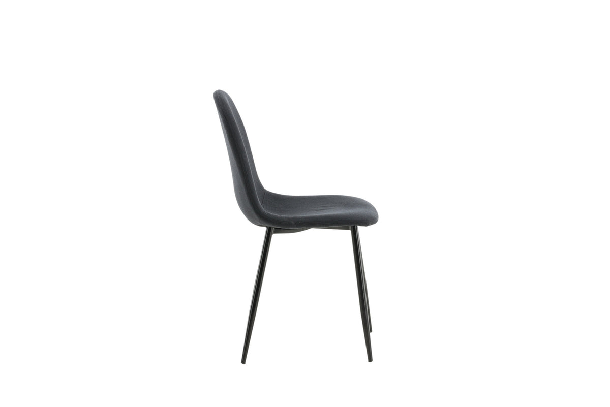 Polar Stuhl in Schwarz/Schwarz präsentiert im Onlineshop von KAQTU Design AG. Stuhl ist von Venture Home