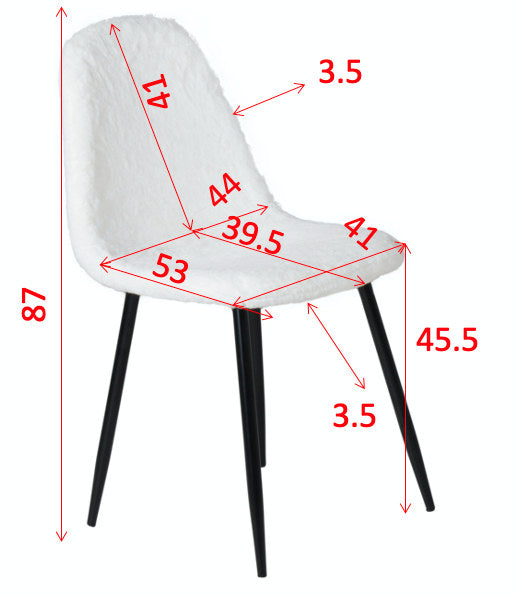 Polar Stuhl in Schwarz/Schwarz präsentiert im Onlineshop von KAQTU Design AG. Stuhl ist von Venture Home