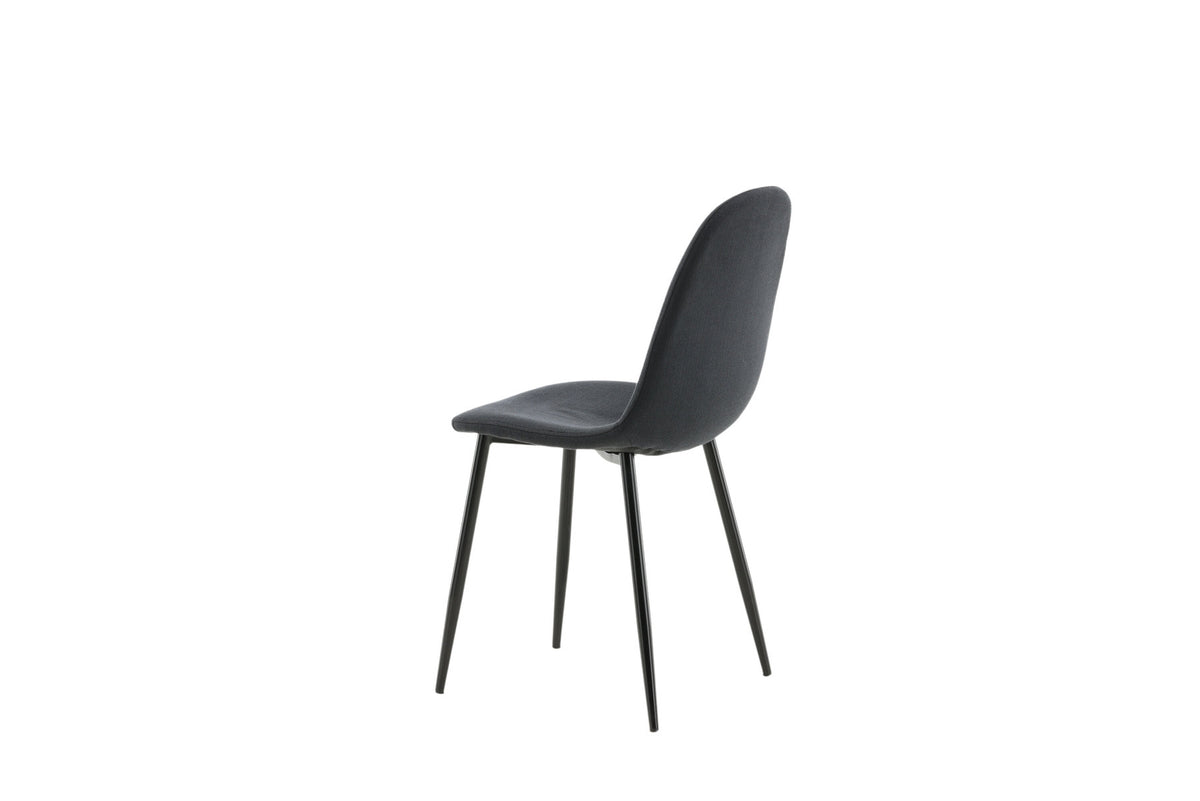 Polar Stuhl in Schwarz/Schwarz präsentiert im Onlineshop von KAQTU Design AG. Stuhl ist von Venture Home