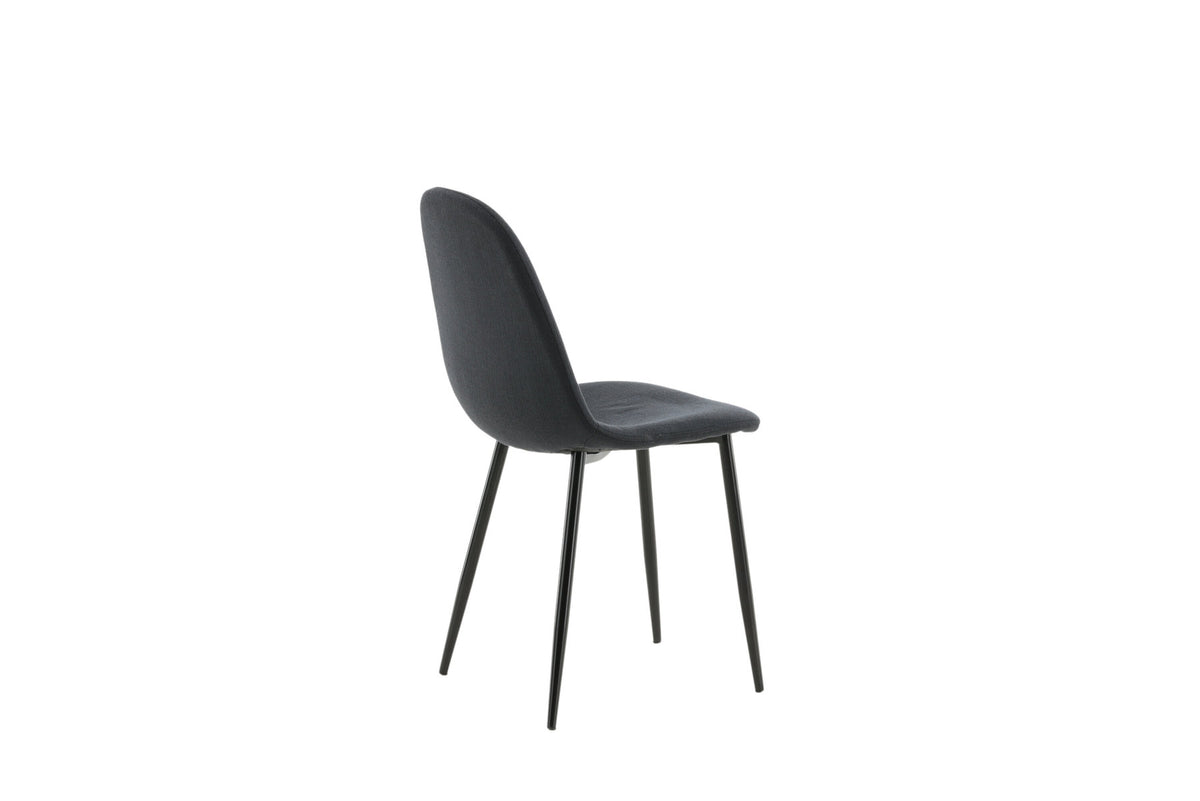 Polar Stuhl in Schwarz/Schwarz präsentiert im Onlineshop von KAQTU Design AG. Stuhl ist von Venture Home