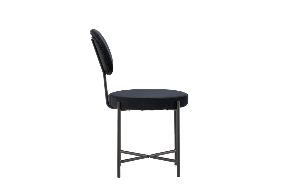Stella Stuhl in Schwarz präsentiert im Onlineshop von KAQTU Design AG. Stuhl ist von Venture Home