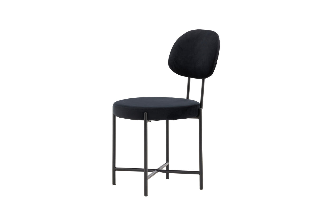 Stella Stuhl in Schwarz präsentiert im Onlineshop von KAQTU Design AG. Stuhl ist von Venture Home