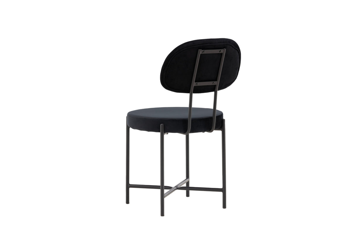 Stella Stuhl in Schwarz präsentiert im Onlineshop von KAQTU Design AG. Stuhl ist von Venture Home