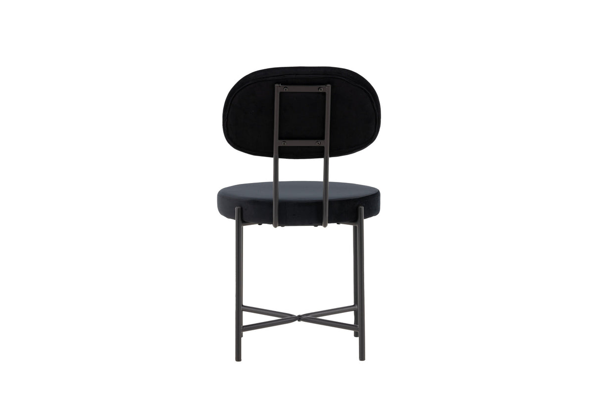 Stella Stuhl in Schwarz präsentiert im Onlineshop von KAQTU Design AG. Stuhl ist von Venture Home