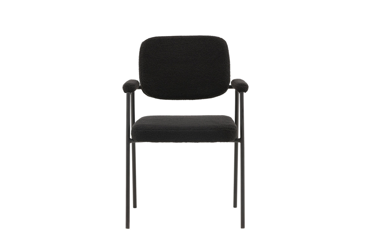 Yesterday Stuhl in Schwarz präsentiert im Onlineshop von KAQTU Design AG. Stuhl mit Armlehne ist von Venture Home