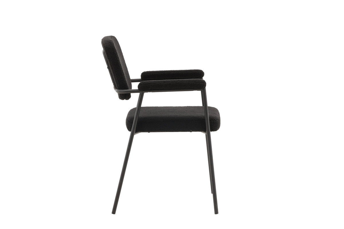 Yesterday Stuhl in Schwarz präsentiert im Onlineshop von KAQTU Design AG. Stuhl mit Armlehne ist von Venture Home