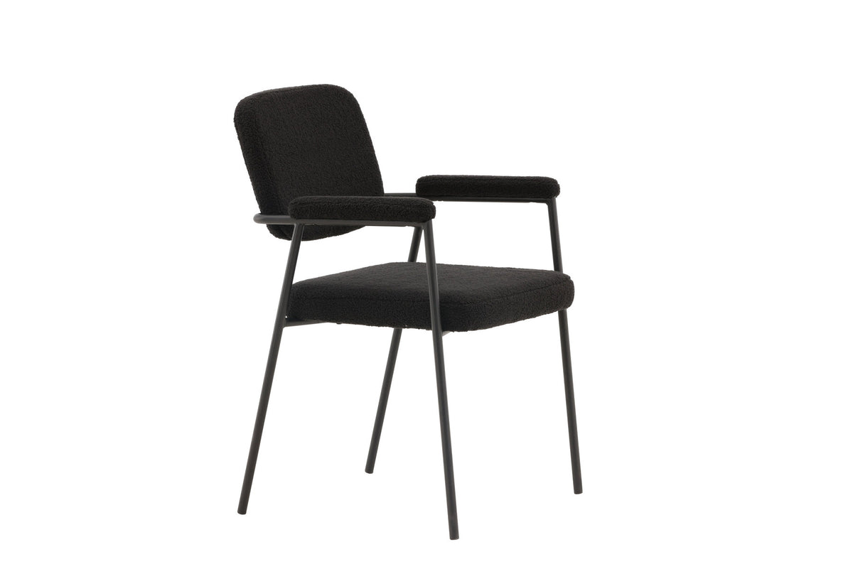 Yesterday Stuhl in Schwarz präsentiert im Onlineshop von KAQTU Design AG. Stuhl mit Armlehne ist von Venture Home