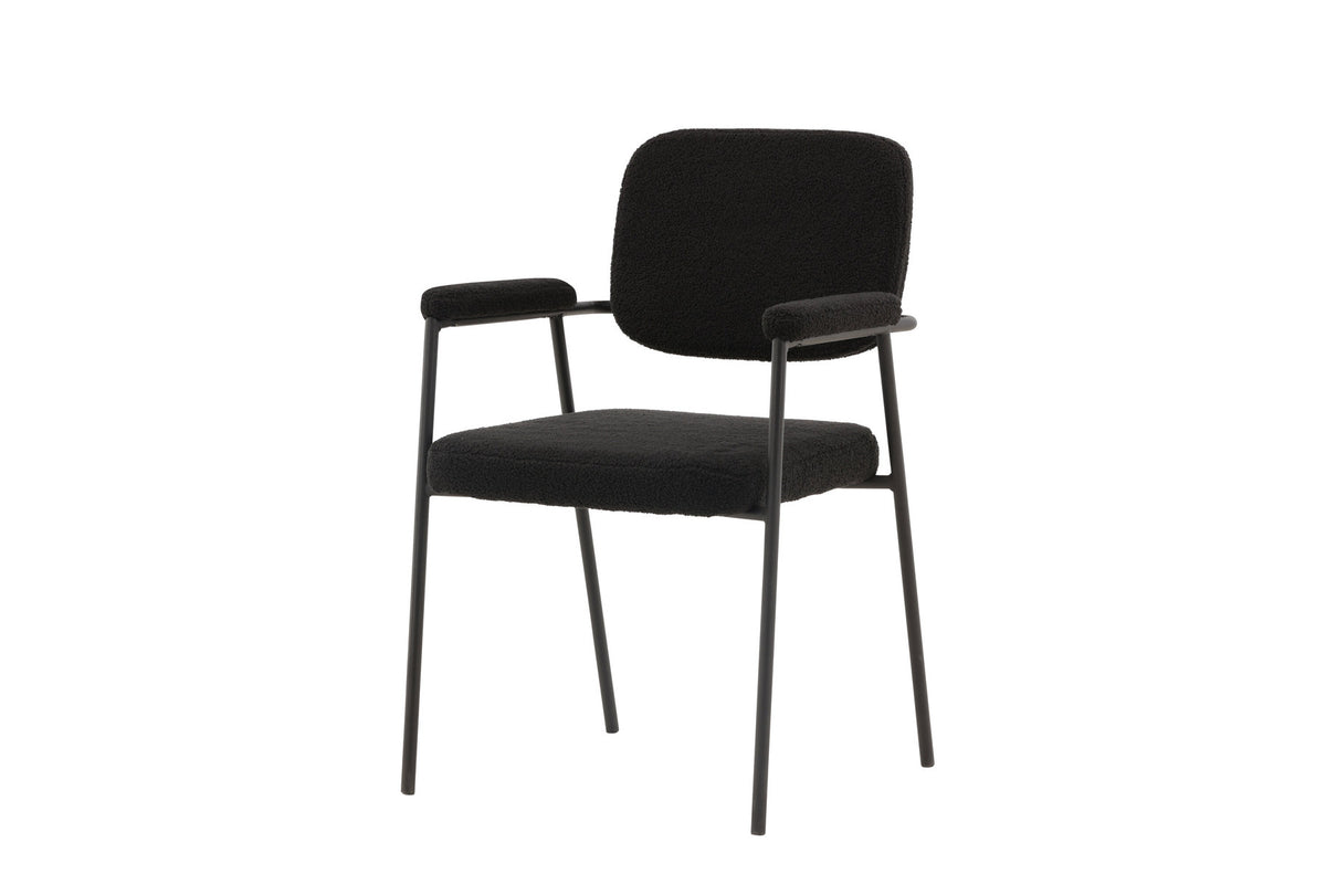 Yesterday Stuhl in Schwarz präsentiert im Onlineshop von KAQTU Design AG. Stuhl mit Armlehne ist von Venture Home