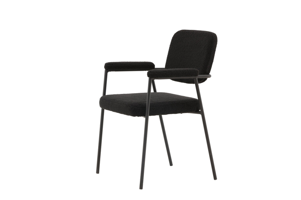 Yesterday Stuhl in Schwarz präsentiert im Onlineshop von KAQTU Design AG. Stuhl mit Armlehne ist von Venture Home