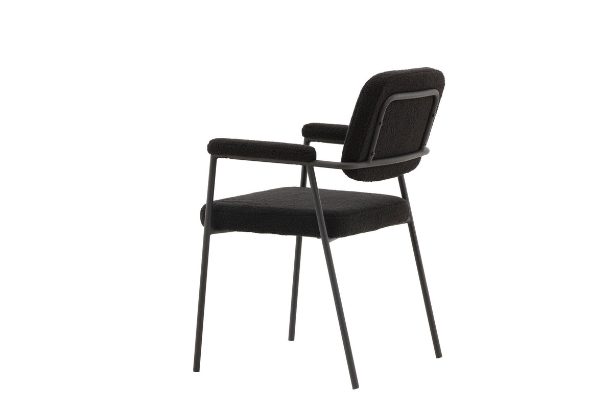 Yesterday Stuhl in Schwarz präsentiert im Onlineshop von KAQTU Design AG. Stuhl mit Armlehne ist von Venture Home