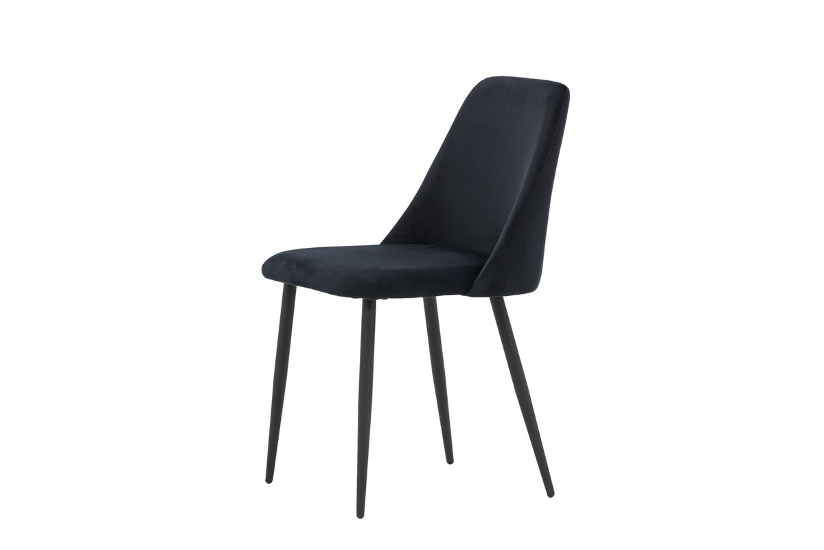 Night Stuhl in Schwarz präsentiert im Onlineshop von KAQTU Design AG. Stuhl ist von Venture Home