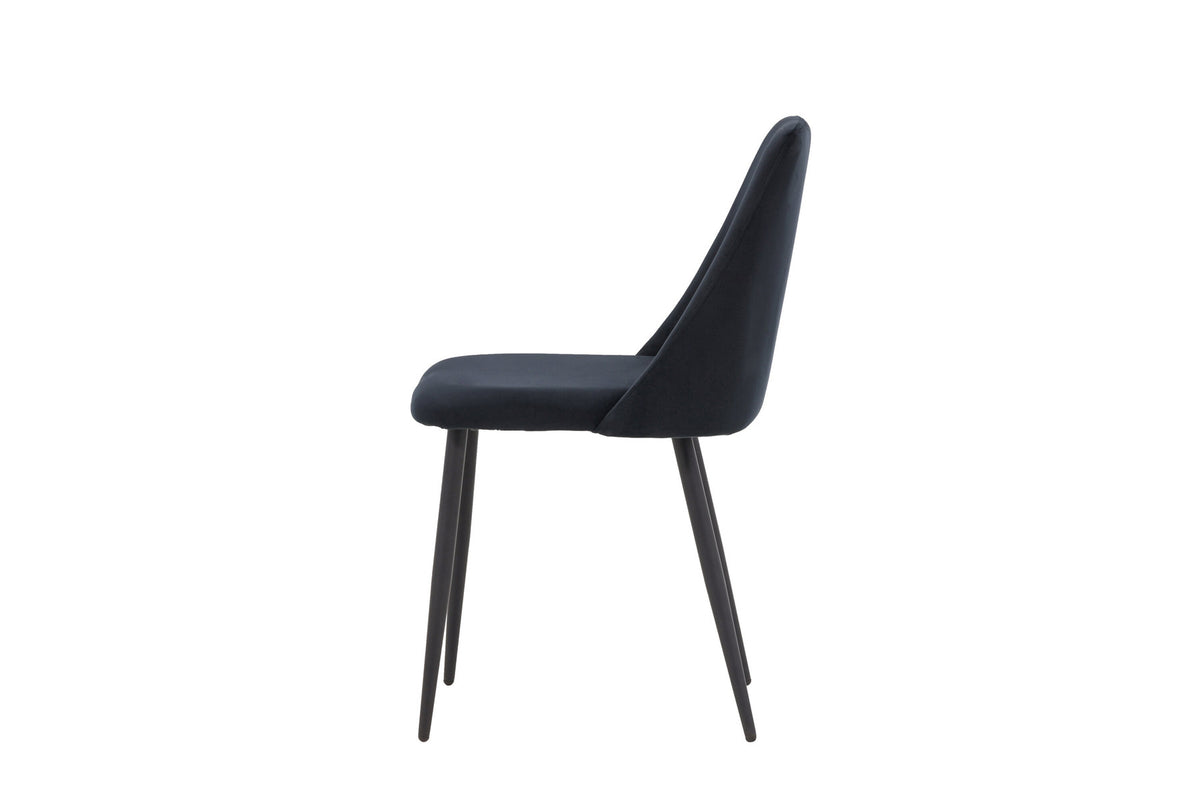 Night Stuhl in Schwarz präsentiert im Onlineshop von KAQTU Design AG. Stuhl ist von Venture Home