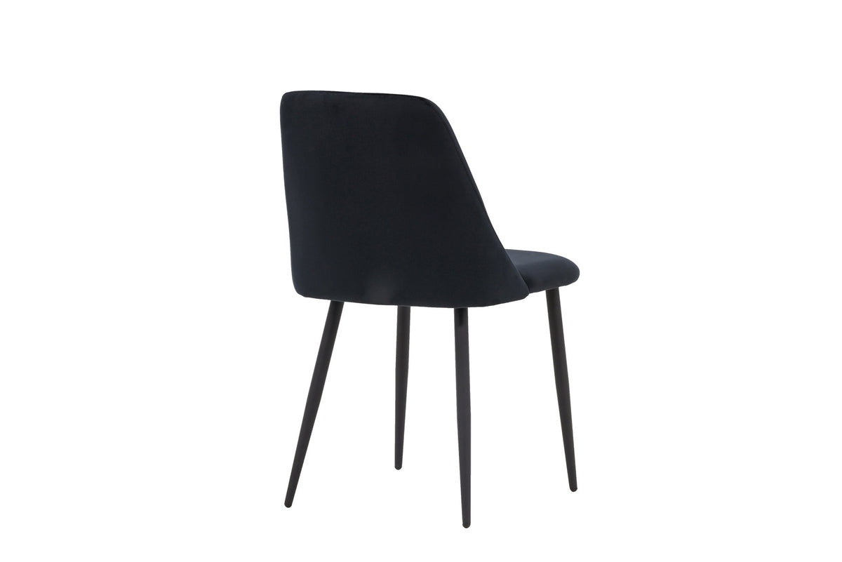 Night Stuhl in Schwarz präsentiert im Onlineshop von KAQTU Design AG. Stuhl ist von Venture Home