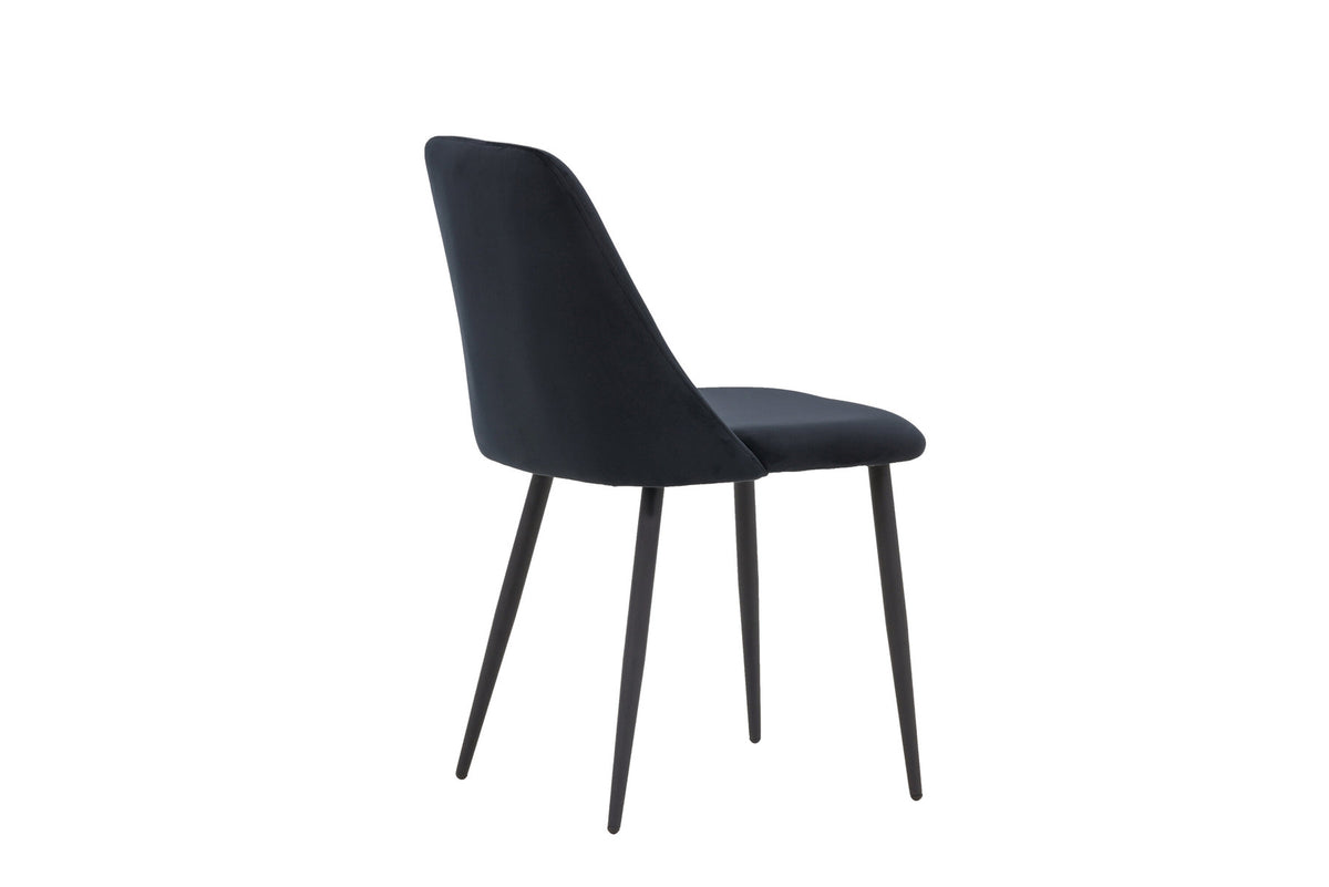 Night Stuhl in Schwarz präsentiert im Onlineshop von KAQTU Design AG. Stuhl ist von Venture Home