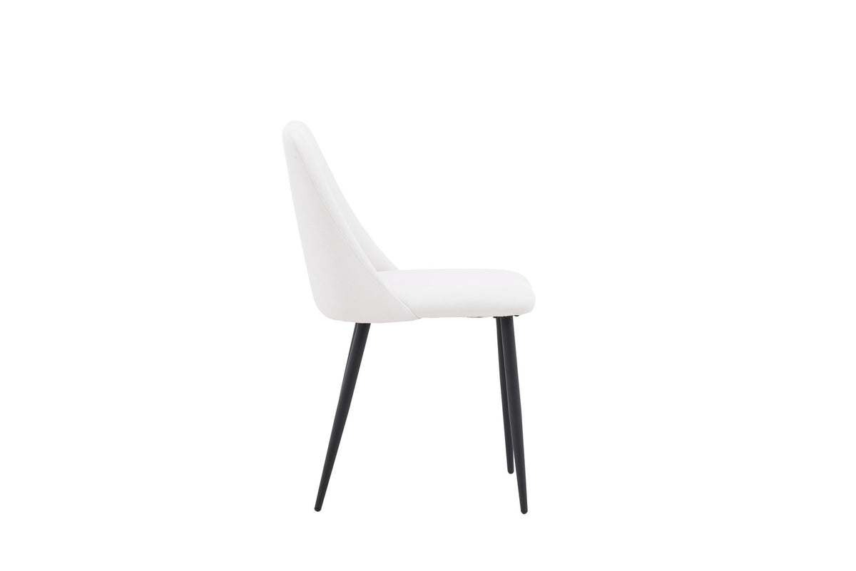 Night Stuhl in Weiss präsentiert im Onlineshop von KAQTU Design AG. Stuhl ist von Venture Home