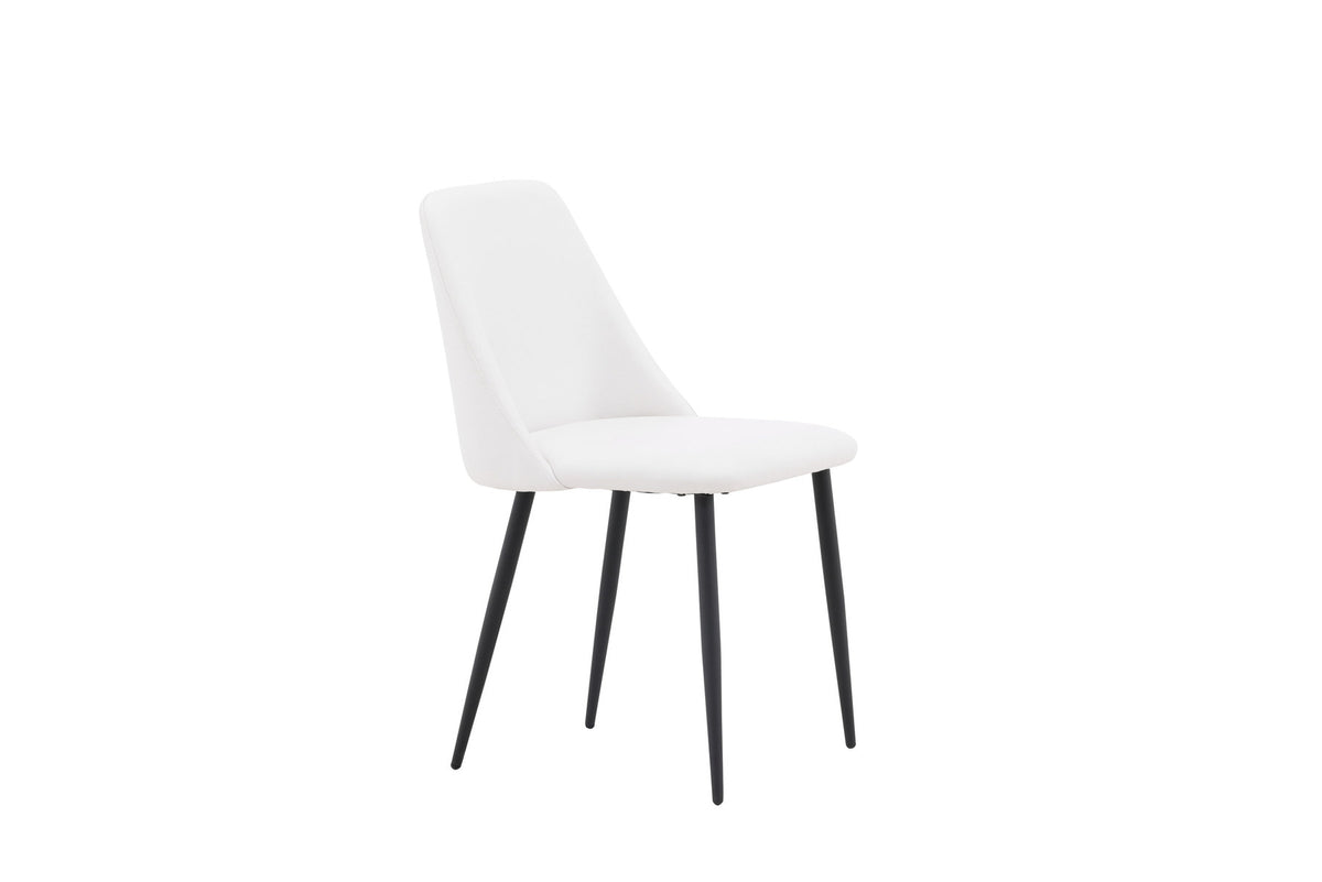 Night Stuhl in Weiss präsentiert im Onlineshop von KAQTU Design AG. Stuhl ist von Venture Home