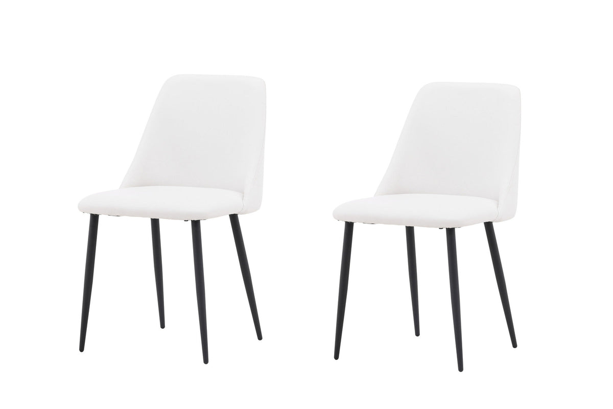 Night Stuhl in Weiss präsentiert im Onlineshop von KAQTU Design AG. Stuhl ist von Venture Home