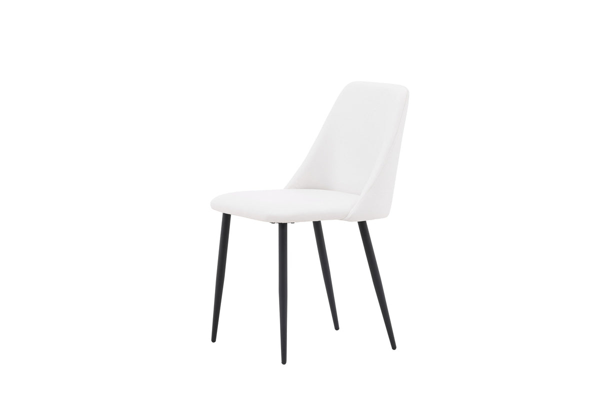 Night Stuhl in Weiss präsentiert im Onlineshop von KAQTU Design AG. Stuhl ist von Venture Home