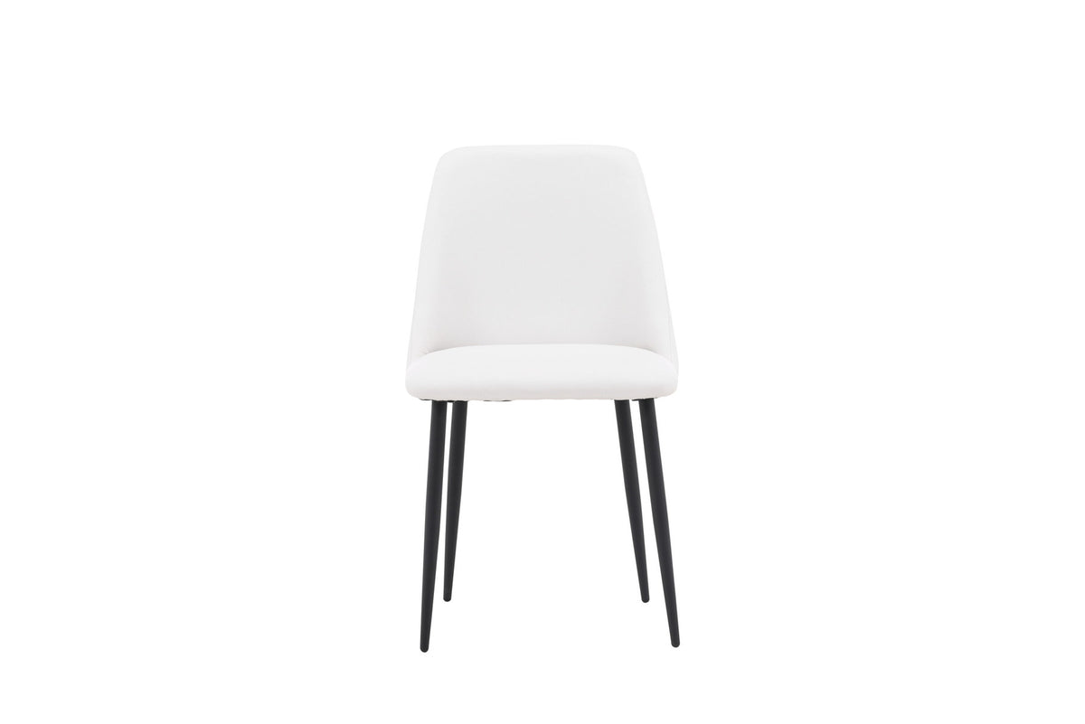 Night Stuhl in Weiss präsentiert im Onlineshop von KAQTU Design AG. Stuhl ist von Venture Home