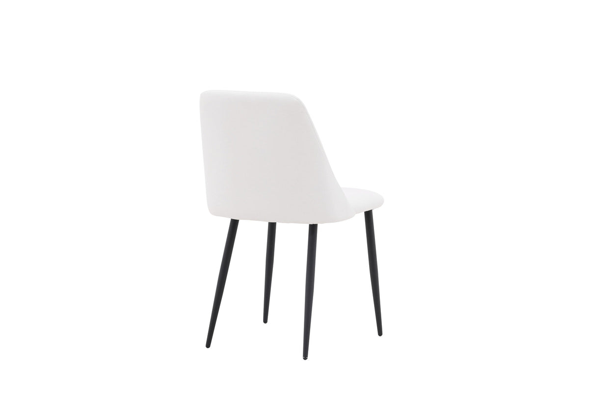 Night Stuhl in Weiss präsentiert im Onlineshop von KAQTU Design AG. Stuhl ist von Venture Home