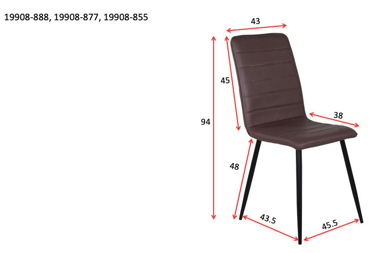 Windu Stuhl in Schwarz präsentiert im Onlineshop von KAQTU Design AG. Stuhl ist von Venture Home