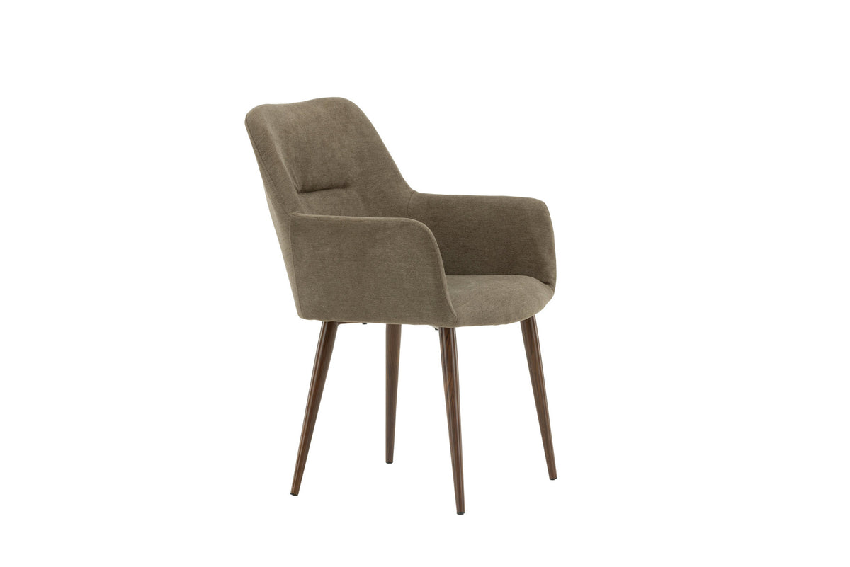Tomorrow Stuhl in Braun präsentiert im Onlineshop von KAQTU Design AG. Stuhl mit Armlehne ist von Venture Home