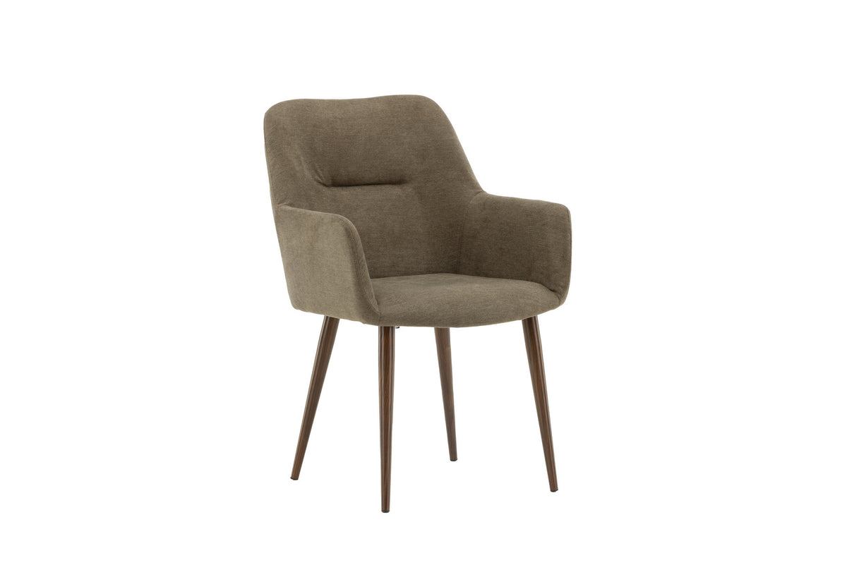 Tomorrow Stuhl in Braun präsentiert im Onlineshop von KAQTU Design AG. Stuhl mit Armlehne ist von Venture Home