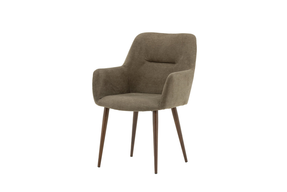 Tomorrow Stuhl in Braun präsentiert im Onlineshop von KAQTU Design AG. Stuhl mit Armlehne ist von Venture Home