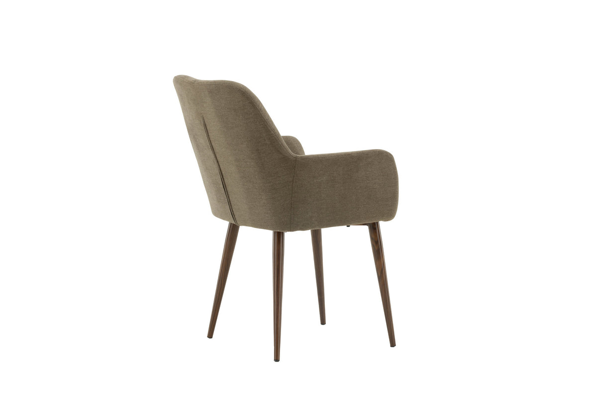 Tomorrow Stuhl in Braun präsentiert im Onlineshop von KAQTU Design AG. Stuhl mit Armlehne ist von Venture Home