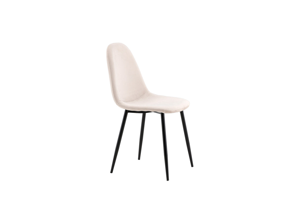 Polar Stuhl in Beige/Schwarz präsentiert im Onlineshop von KAQTU Design AG. Stuhl ist von Venture Home