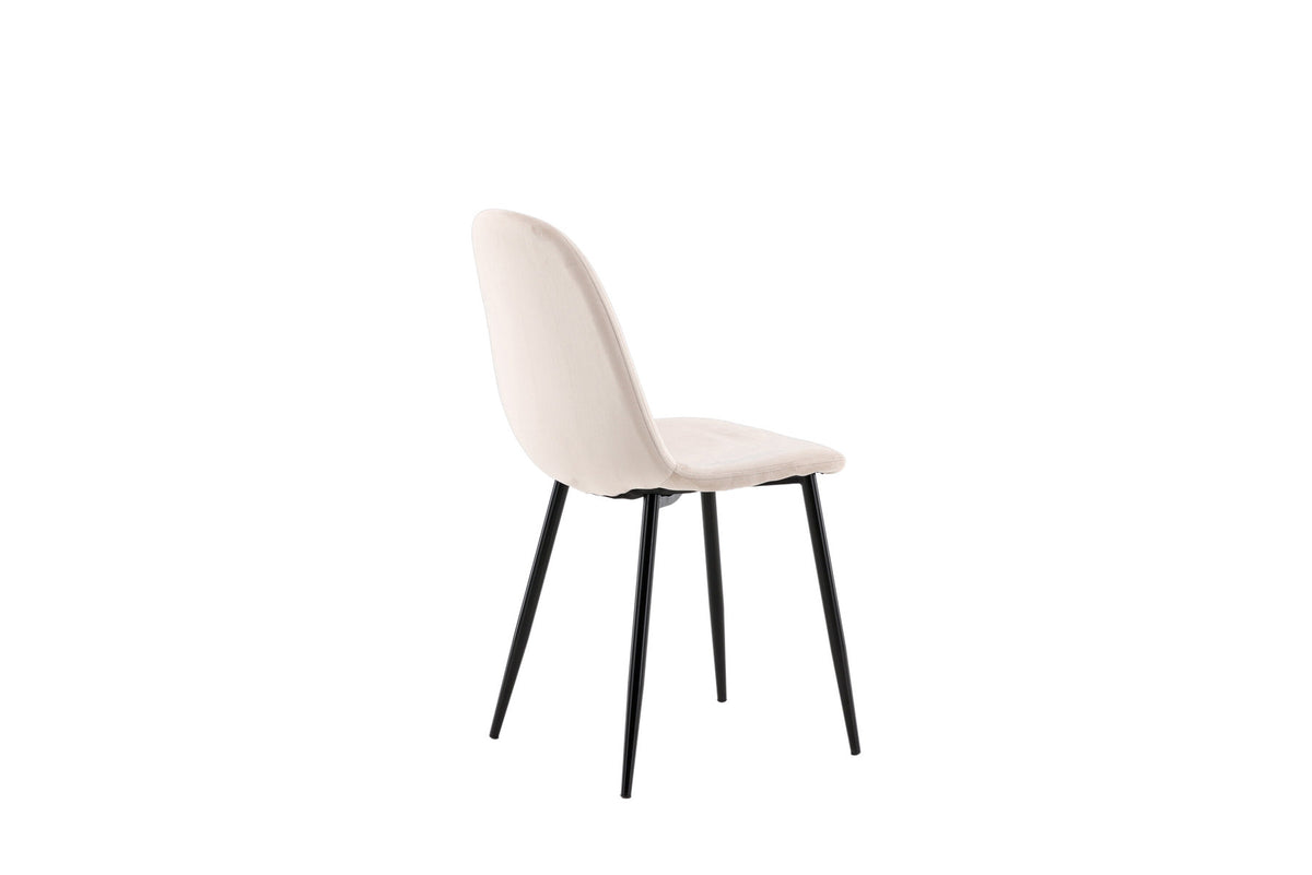 Polar Stuhl in Beige/Schwarz präsentiert im Onlineshop von KAQTU Design AG. Stuhl ist von Venture Home