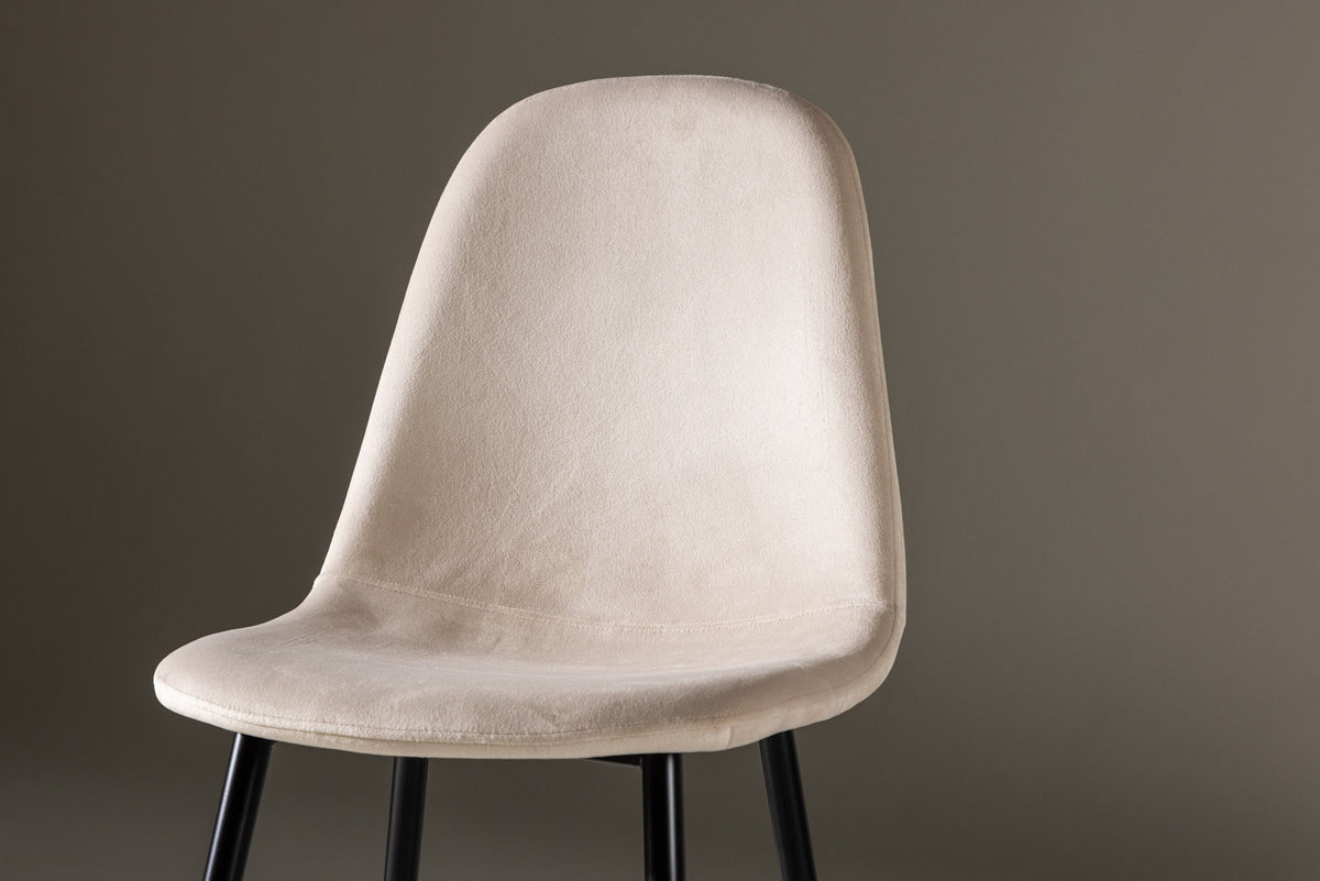 Polar Stuhl in Beige/Schwarz präsentiert im Onlineshop von KAQTU Design AG. Stuhl ist von Venture Home